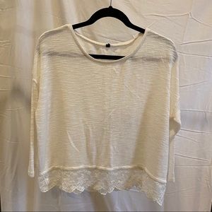 H&M Thin White Sweater